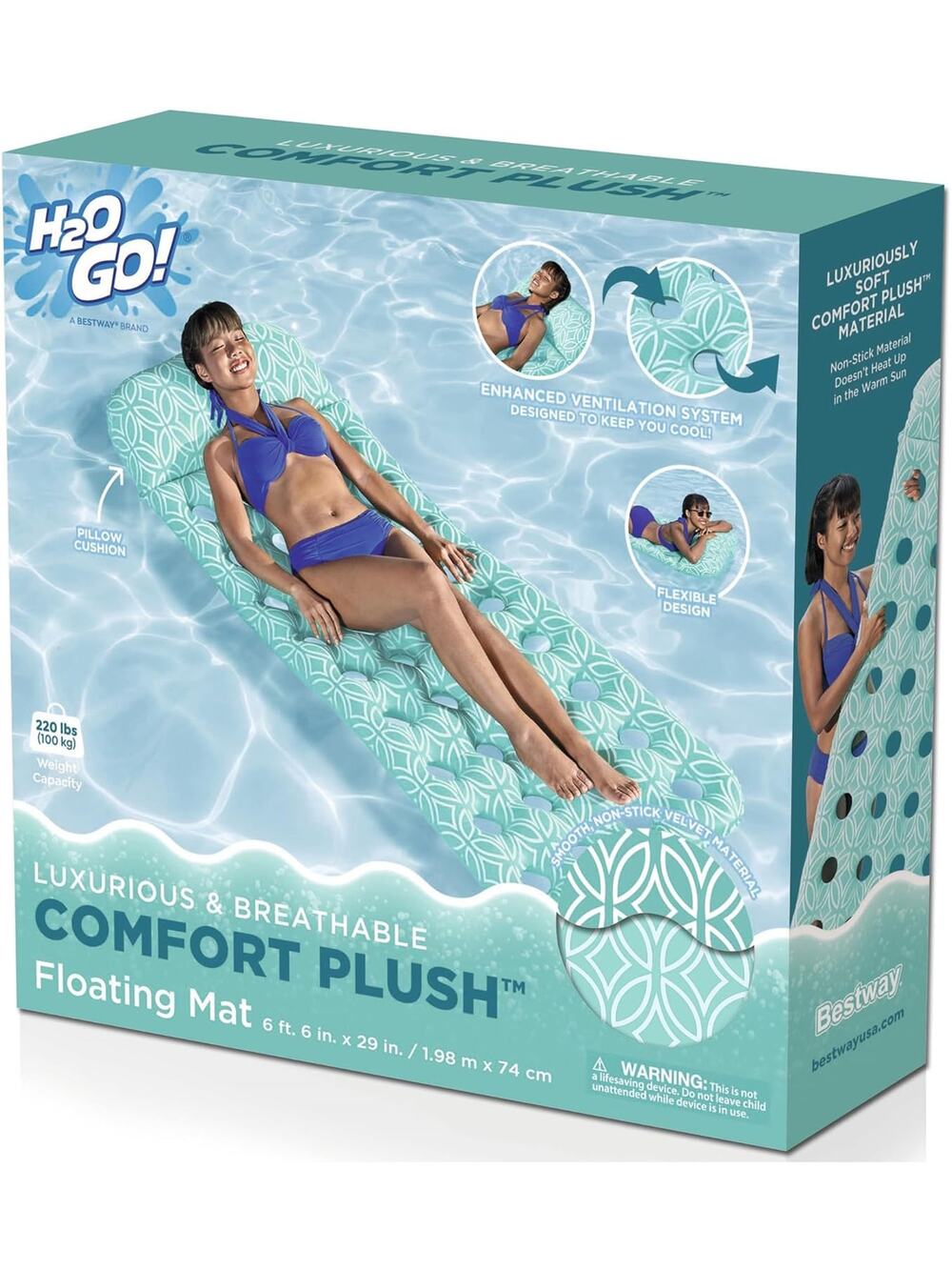 H2OGO!  DELUXE Comfort Floating Pool Mat